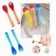 Conjunto De Talheres Infantil Colher + Garfo Plástico Termossensível