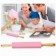 Rolo Para Massa De Silicone Cabo Em Madeira 42Cm