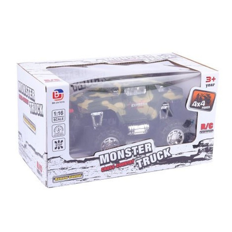Carrinho De Controle Remoto Jeep Design Off Road Militar