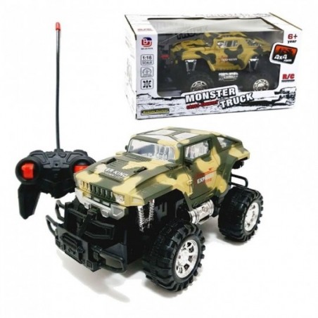 Carrinho De Controle Remoto Jeep Design Off Road Militar
