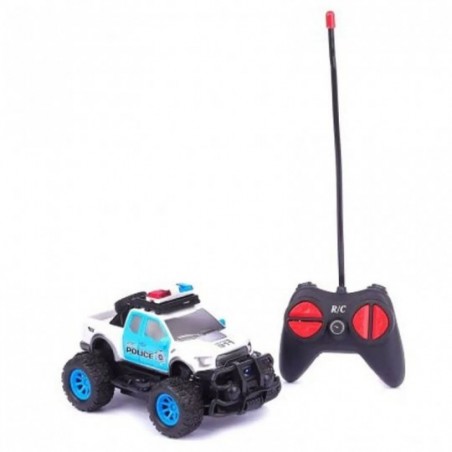 Carrinho De Controle Remoto Design De Picape Polícia