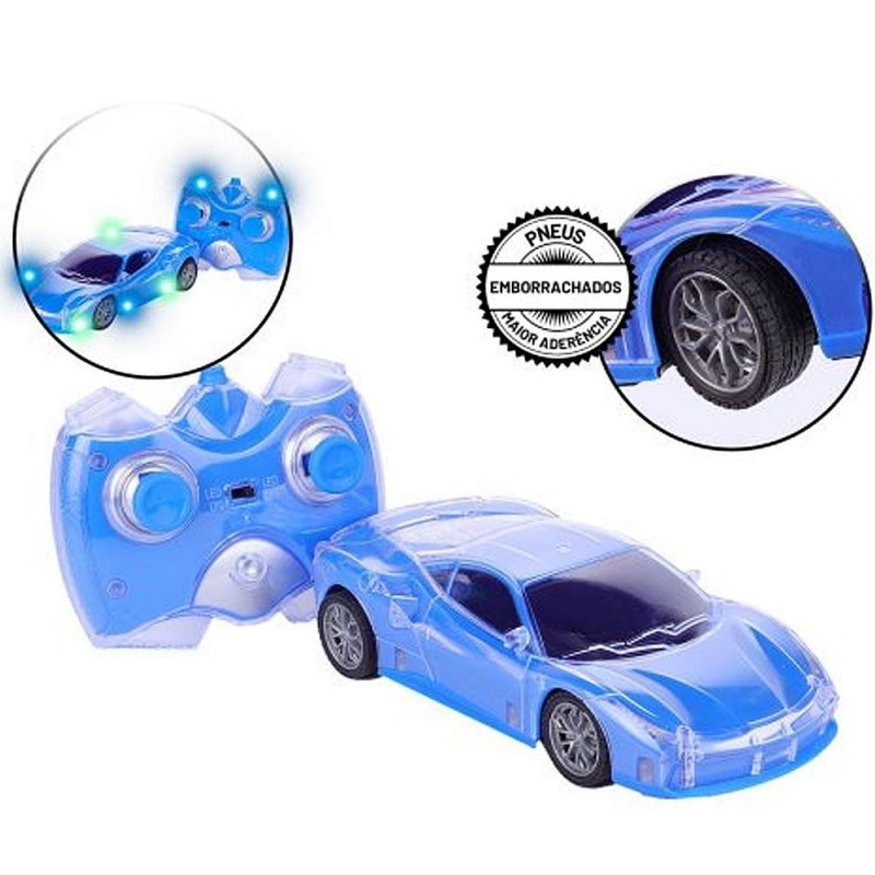 Carrinho De Controle Remoto Com Luz De Led Colors Speed