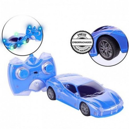 Carrinho De Controle Remoto Com Luz De Led Colors Speed