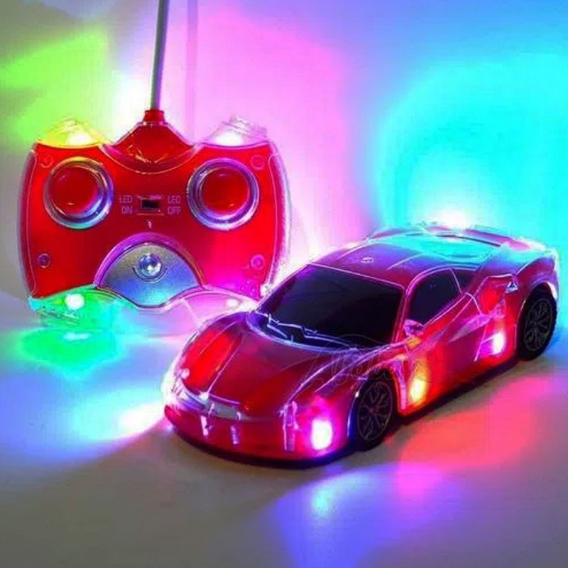 Carrinho De Controle Remoto Com Luz De Led Colors Speed