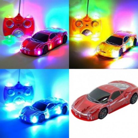 Carrinho De Controle Remoto Com Luz De Led Colors Speed