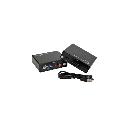 Conversor Adaptador Vga P/ Hdmi C/ Áudio Rl