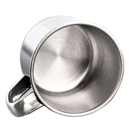 Kit 6 Canecas De Inox 150 Ml Com Alça Atacado