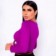 Cropped Blusa Com Amarração Decote Aberto Feminino