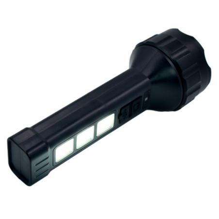 Mini Lanterna Tática Com Led E Zoom Recarregável