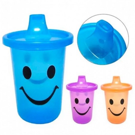 Kit 3 Copinho Baby Com Bico Plástico Copo Infantil Atacado 300ML