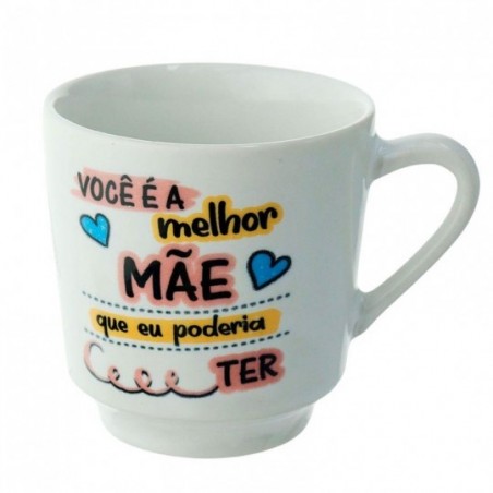 Xícara Caneca Dia Das Mães De Porcelana 200 ML