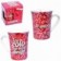 Caneca De Porcelana Tulipa Tema Te Amo 320ml Na Caixa