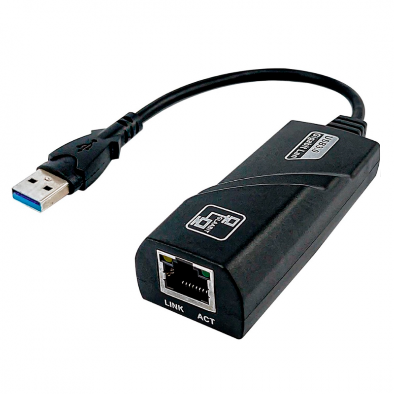 Adaptador Rede Usb 3.0 Gigabit Rj45 Ethernet 10/100/1000