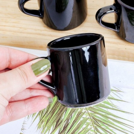 Xícara De Café Canequinha De Porcelana 3 Peças 60ML