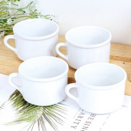 Caneca De Chá Porcelana Xícara Branca 150ML