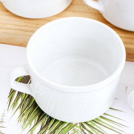 Caneca De Chá Porcelana Xícara Branca 150ML