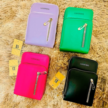 Bolsa Feminina Transversal Tipo Carteira Celular