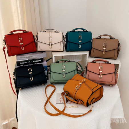 Bolsa Feminina De Mensageiro Quadrada Ombro Simples
