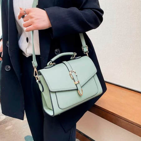 Bolsa Feminina De Mensageiro Quadrada Ombro Simples