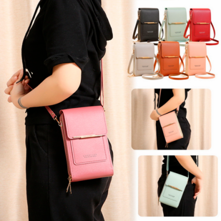 Bolsa Feminina Mini Para Celular Carteira Ombro