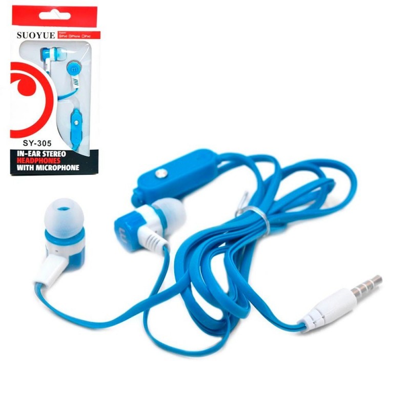 Fone De Ouvido Com Microfone Colorido 1,2 m