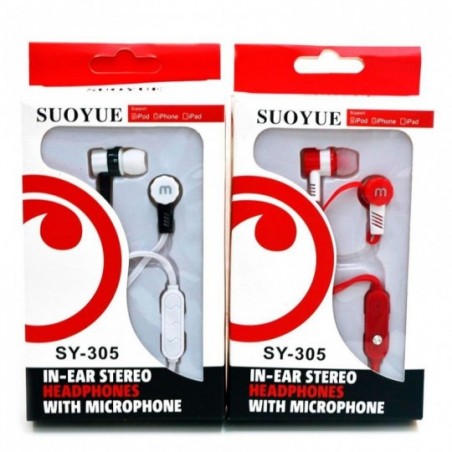 Fone De Ouvido Com Microfone Colorido 1,2 m