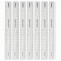 Kit 7 Réguas Reta Escolar Flex 30 cm