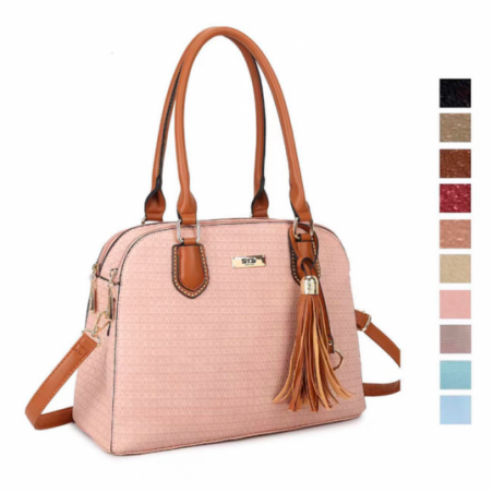 Bolsa Feminina De Ombro Com Alça Transversal E Tassel