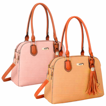 Bolsa Feminina De Ombro Com Alça Transversal E Tassel