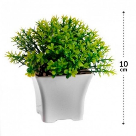 Planta Com Vaso Artificial Decorativo 10 Cm De Plástico Variado