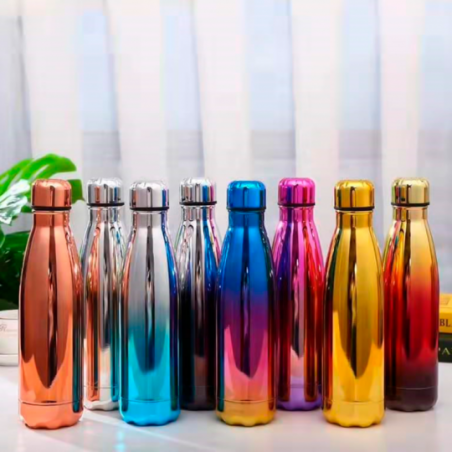 Garrafa Isotérmica Sweel Style Holográfica Colorida 500ml