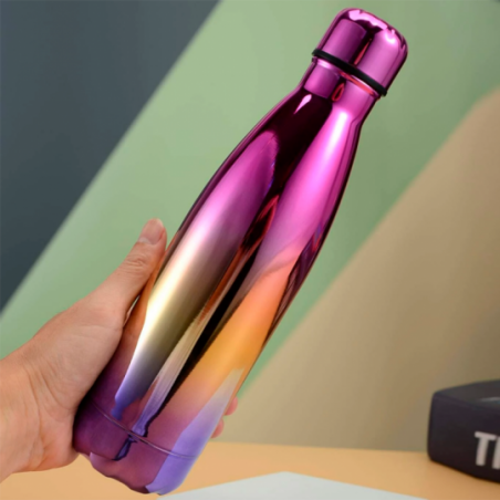 Garrafa Isotérmica Sweel Style Holográfica Colorida 500ml