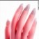 Kit 100 Unhas Postiças Stiletto No Estojo Cor Branco