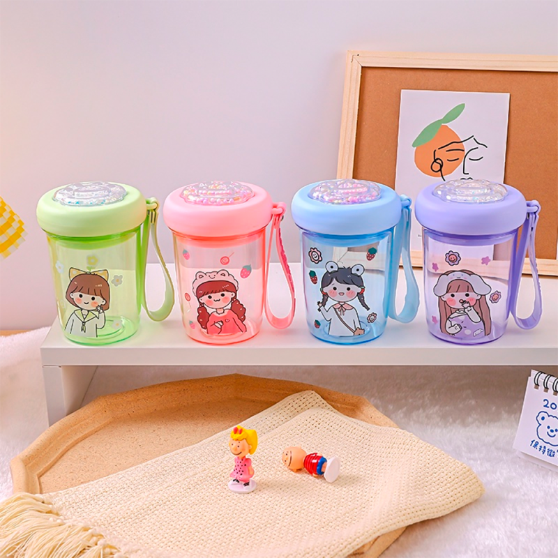 Copo Animando Com Alça Para Crianças 350ml Infantil