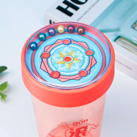 Copo Acrílico Divertido Infantil Bola Decorada 350ml