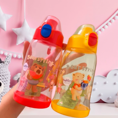 Copo Infantil Garrafa De Água Criança Portátil Escolar