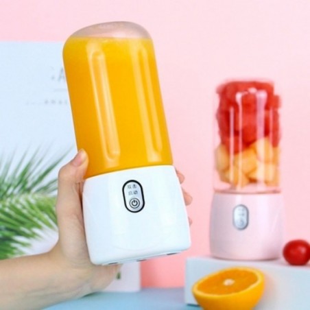 Mini Copo Liquidificador Portátil Recarregável 300 Ml Colors