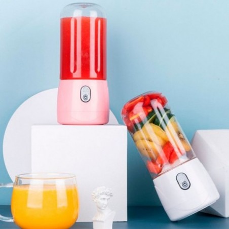Mini Copo Liquidificador Portátil Recarregável 300 Ml Colors