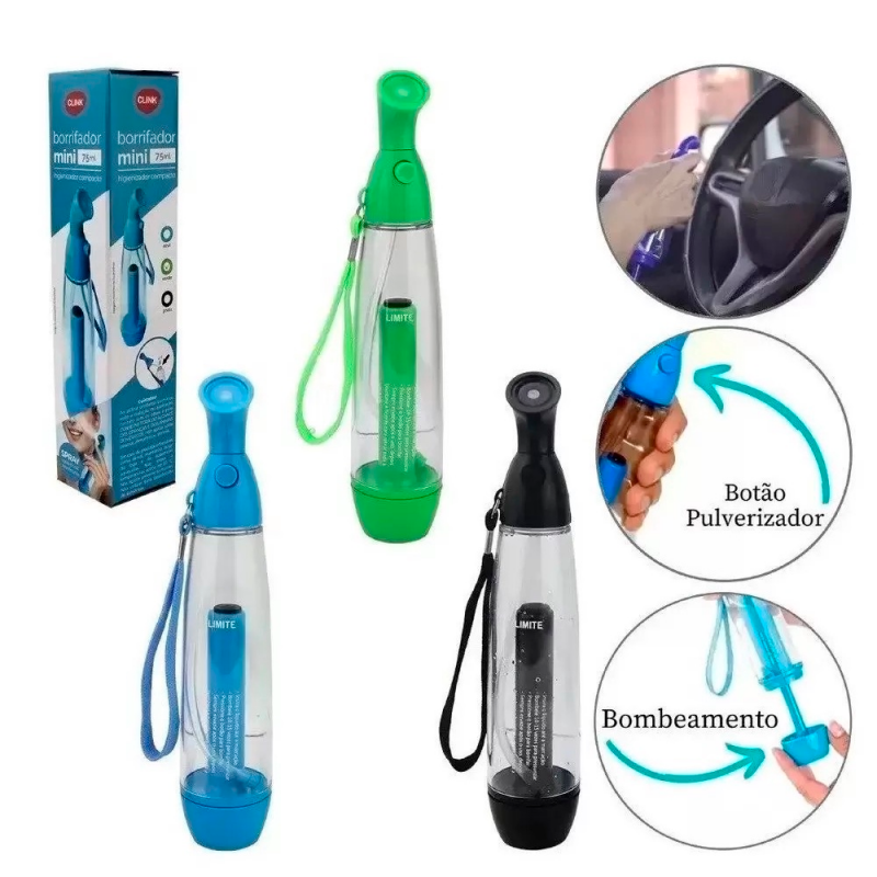 Mini Borrifador Pulverizador Portátil Água Manual
