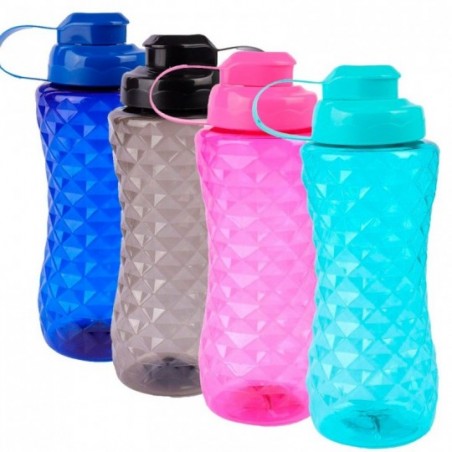 Garrafa Squeeze De Plástico Diamante 700 ML Com Tampa