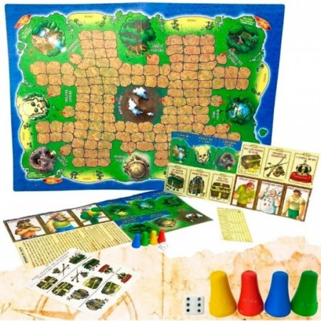 Jogo De Tabuleiro Ilha Do Tesouro 41 Peças Infantil No Atacado