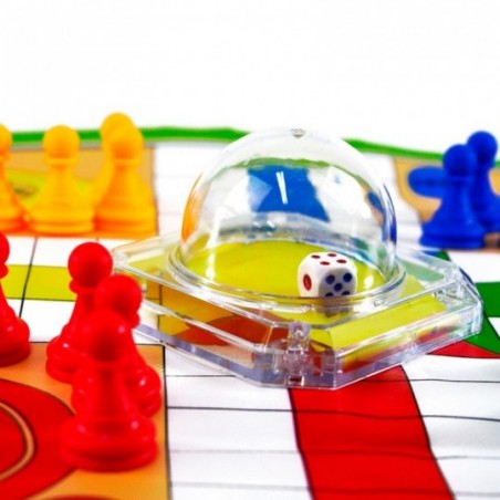 Jogo Ludo De Tabuleiro Pequeno 16 Peças Infantil