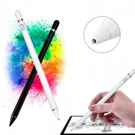Caneta Touth Ponta fina Stylus Eletrônica Para Telas Sensíveis