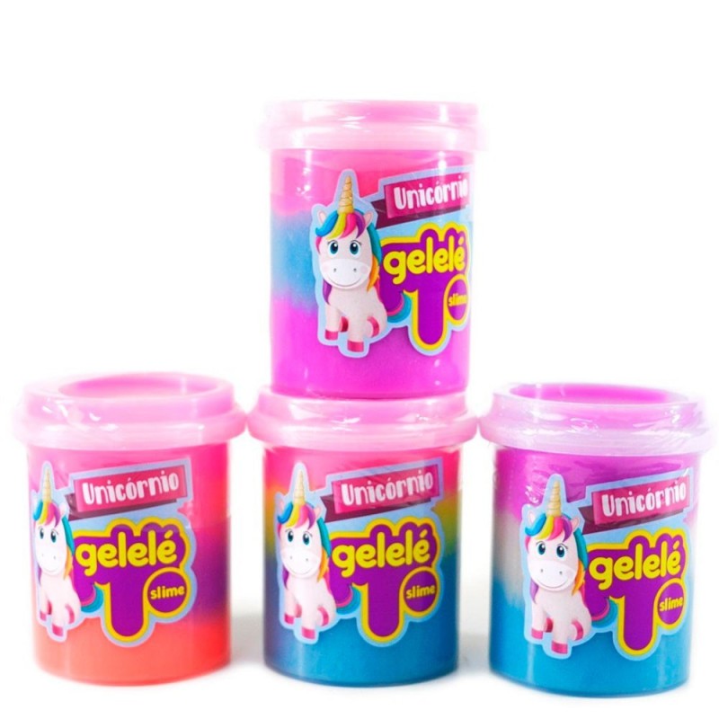 Gelelé Slime 152g Colorida Unicórnio Infantil No Atacado