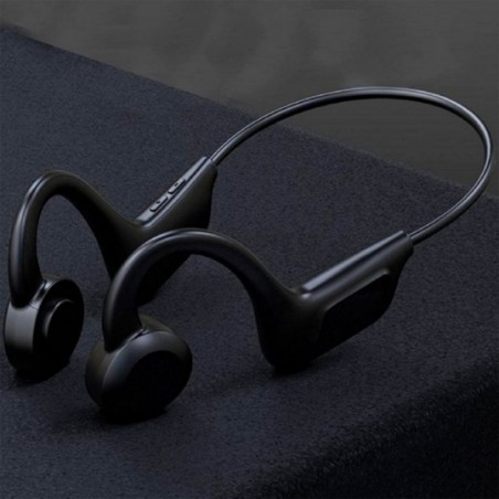 Fone De Ouvido Bluetooth Sem Fio Condução Óssea Esportiva
