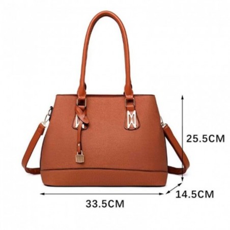 Bolsa Feminina De Ombro Texturizada Com Alça Transversal