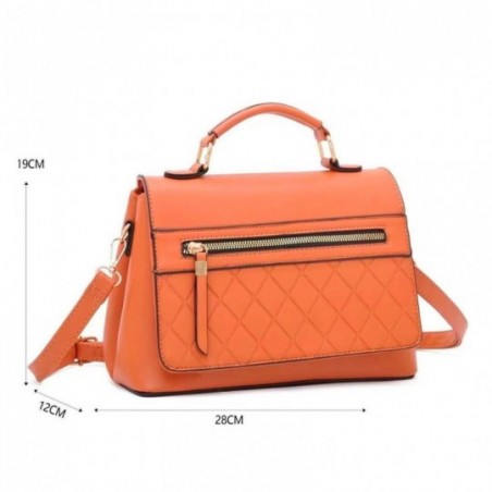 Bolsa Social De Mão Transversal Detalhes Em Matelassê