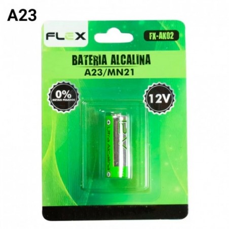 Pilha A23 Mini Bateria Alcalina Flex 12V