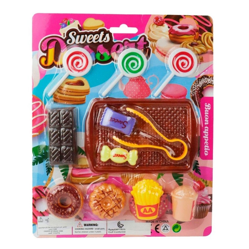 Kit Doces Comidinhas De Brinquedo Infantil 12 Peças