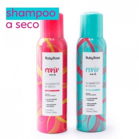 Shampoo A Seco Ruby Rose Reviv Hair Cassis E Baunilha 150ml